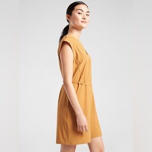 NWT‼️ Athleta Marlow Romper Womens XL Tuscan Gold